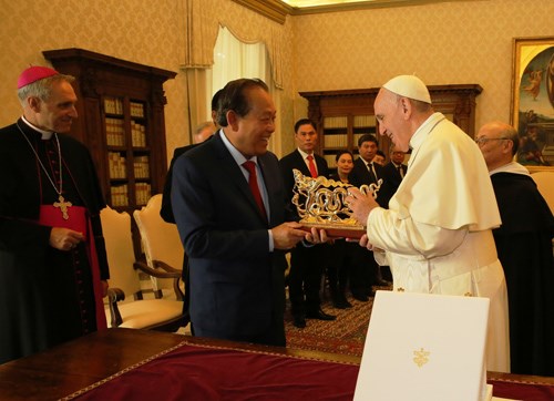 Phó Thủ tướng hội kiến Giáo hoàng Francis - ảnh 2